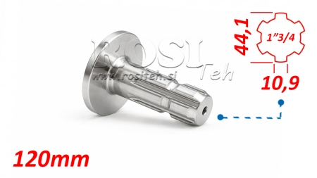 ADAPTATEUR CARDAN AVEC BRIDE 1-3/4 (120 mm)