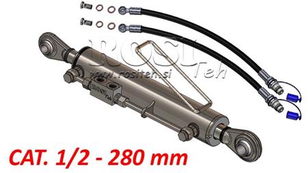 BARRE DE POUSSEE 3ÈME POINT HYDRAULIQUE STANDARD - CAT. 1/2 - 63/35-280 (45-95 HP) (19,2/25,4 mm)