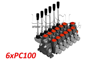 MANUEL DISTRIBUTEUR HYDRAULIQUE SECTIONNEL 6xPC100