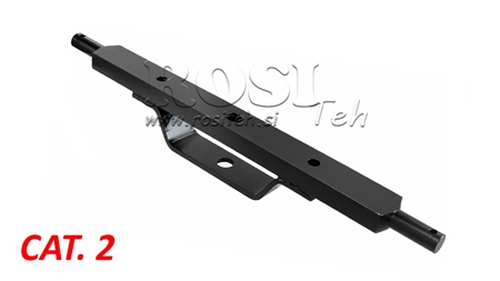 BARRE TRANSVERSALE HYDRAULIQUE POUR TRACTEUR CAT. 2 AVEC SUPPORT (L-750 MM)