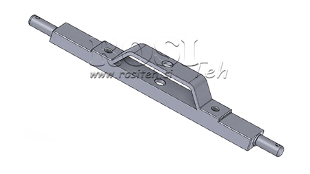 BARRE TRANSVERSALE HYDRAULIQUE POUR TRACTEUR CAT. 2 AVEC SUPPORT (L-750 MM)