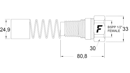 RACCORD RAPIDE FEMELLE POUR MULTI-FASTER 1/2 PARTIE FIXE