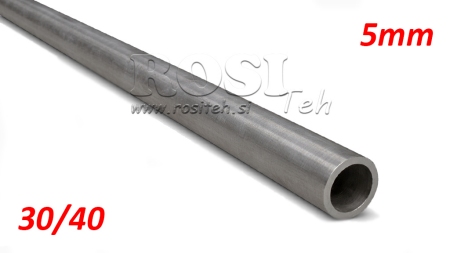 TUBE HONÉ H9 POUR CYLINDRE HYDRAULIQUE 30/40 - 5mm (1000mm)