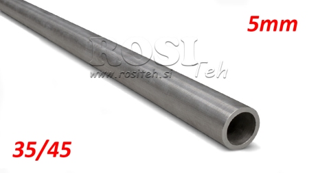 TUBE HONÉ H9 POUR CYLINDRE HYDRAULIQUE 35/45 - 5mm (1000mm)