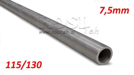 TUBE HONÉ H9 POUR CYLINDRE HYDRAULIQUE 115/130 - 7,5mm (1000mm)