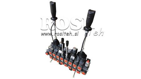 VANNE HYDRAULIQUE HIAB 8xPC70   2x JOYSTICK - CONTRÔLE ÉLECTRIQUE 12V