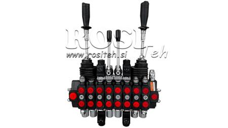 VALVE HYDRAULIQUE HIAB 8xPC70 2x JOYSTICK - CONTRÔLE ÉLECTRIQUE 12V