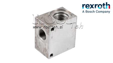 BOÎTIER POUR VANNE HYD. À 2 VOIES REXROTH 1/2 70-LIT
