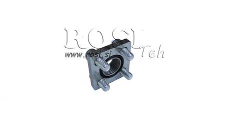 CONNEXION DE TUYAU 3/8 - FLANGE PLATE fi 30