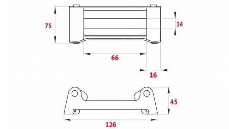 VALJČNO VODILO ZA JEKLENO VRV DWM 2000-2500
