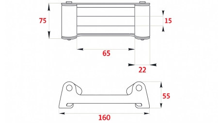 VALJČNO VODILO ZA JEKLENO VRV DWH 2500-4500