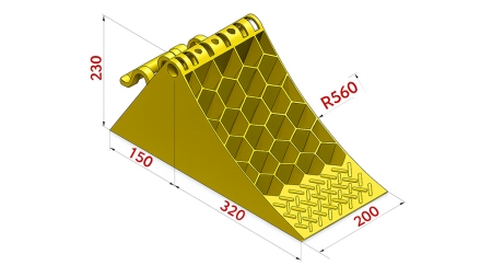 ZAGOZDA PLASTIČNA CERTIFICIRANA DIN 76051/E53 6.500 Kg