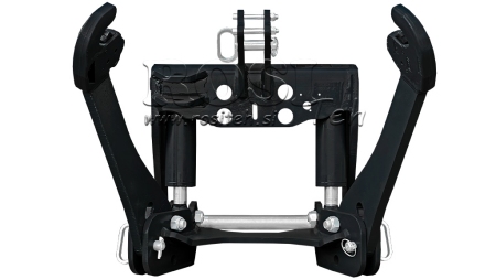 KIT UNIVERSEL HYDRAULIQUE FRONTAL ( AVANT) 2 EME CATEGORIE POUR TRACTEUR 1500KG NOIR (RAL 9005)