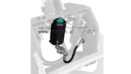 KIT DE MONTAGE POUR ACCUMULATEUR HYDRAULIQUE DESTINE A L’HYDRAULIQUE FRONTALE D’UN TRACTEUR