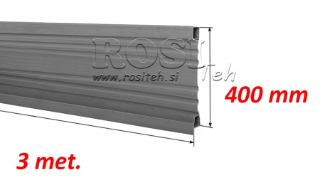 PANNEAU LATÉRAL POUR REMORQUE BASCULANTE 3 MET. - HAUTEUR 400 MM