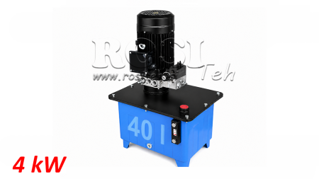 UNITÉ HYDRAULIQUE -RHA- 40LIT POUR BROUETTE