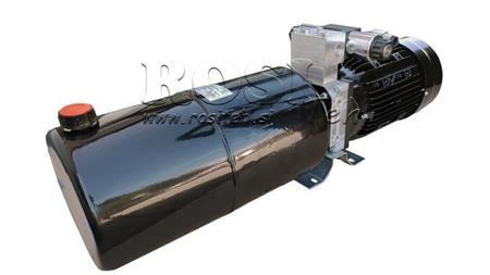 AGGREGAT HYDRAULIQUE MINI 230V AC (2.2 kW) 120 bar - 8.0 cc - 11.2 lit/min - réservoir 12 lit