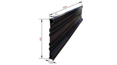 PANNEAU LATÉRAL POUR REMORQUE BASCULANTE 3 MET. - HAUTEUR 400 mm