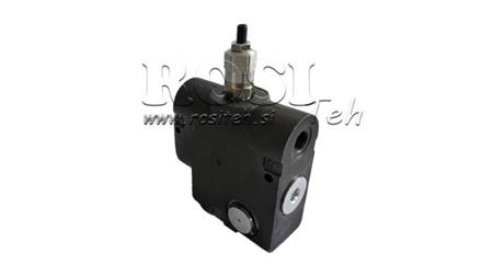 VANNE DE PRIORITÉ 3/8 AVEC ÉCHELLE ET VANNE DE SÉCURITÉ 0-30lit, 0-200bar