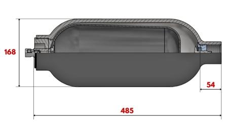 ACCUMULATEUR HYDRAULIQUE 6 LIT - BSP 1