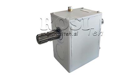 RÉDUCTEUR DE TRACTEUR - 1:1.85 (40HP-30kW) MALE-MALE