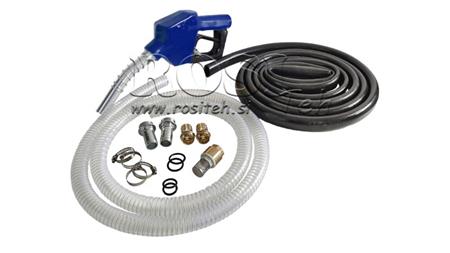 POMPE À CARBURANT DIESEL 600W 40 l/min AVEC COMPTEUR ET PISTOLET DE DISTRIBUTION