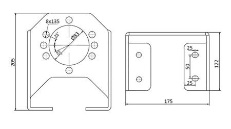 ÉTAGÈRE D'ANGLE POUR HYDROMOTEUR MP MR MS