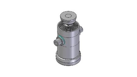 6063S -CYLINDRE TÉLESCOPIQUE STANDARD/BALLE 6 ÉTAPES DÉPLACEMENT 1920 DIAMÈTRE 240