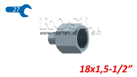 HIDRAVLIČNI  ADAPTER MOŠKI-ŽENSKI 18x1,5-1/2