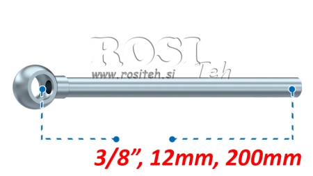 TUBE BANJO HYDRAULIQUE 3/8 200mm