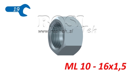 ÉCROU HYDRAULIQUE ML 10 - 16X1.5
