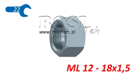 ÉCROU HYDRAULIQUE ML 12 - 18X1.5