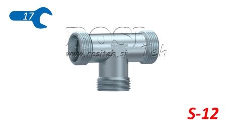 HIDRAVLIČNI T KOM S-12 MOŠKI M20x1,5