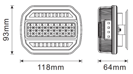 KOMPLET LED MAGNETNIH LUČI - BREZŽIČNA 12/24 V CANBUS