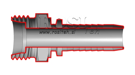 RACCORD HYDRAULIQUE CES 25 AVEC MALE DN25-M36X2