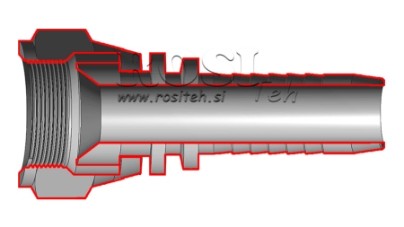 HIDRAVLIČNI PRIKLJUČEK DKJ JIC74° ŽENSKI DN8-9/16”-18