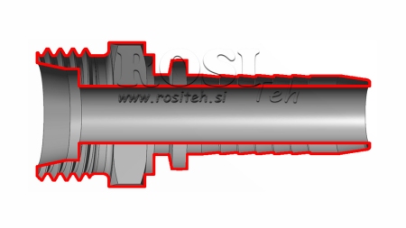 HIDRAVLIČNI PRIKLJUČEK CEL 15 L MOŠKI DN10-M22x1,5