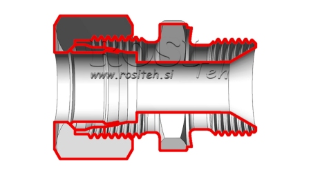 HIDRAVLIČNI DVOVIJAČNIK Z MATICO AS25-BSP1