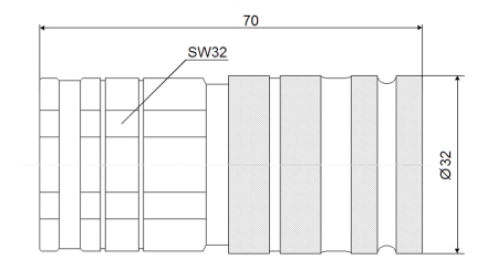 RACCORD RAPIDE EXCAVATEUR FFH FEMELLE 1/2 LÉGER
