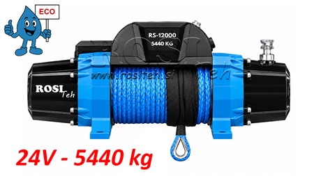24 V ELEKTRIČNI VITEL RS-12000 - 5440 kg - SINTETIČNA VRV ECO