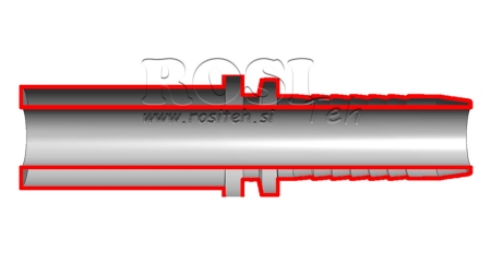 HIDRAVLIČNI PRIKLJUČEK CEVNI PREHOD RAVNI DN13-d.18