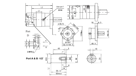MOTEUR HYDRAULIQUE MS 400 ECO (ALSG3-400)