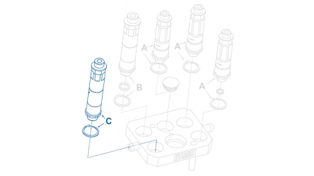 MOŠKA HITRA SPOJKA ZA MULTI-FASTER 9/16 3PLK,3PLV C - MOBILNI DEL