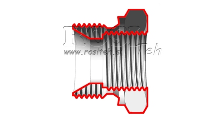 HIDRAVLIČNI ADAPTER MOŠKI-ŽENSKI 1/2-1/4