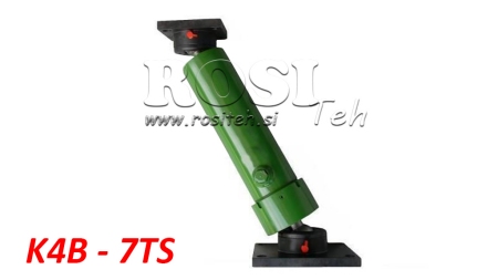 VÉRIN TÉLESCOPIQUE 4 ÉLEMENTS 900MM K4B-7TS