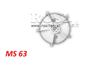 VENTILATEUR DE MOTEUR ÉLECTRIQUE MS 63