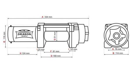 TREUIL ÉLECTRIQUE 12 V DWH 3500 HD - 1588 kg