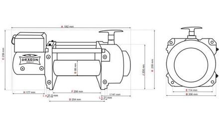 TREUIL ÉLECTRIQUE 24 V DWT 18000 HD - 8165 kg