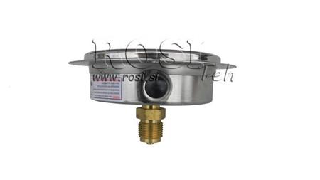 MANOMÈTRE DN100 ARRIÈRE 0 - 160 BAR - 1/2