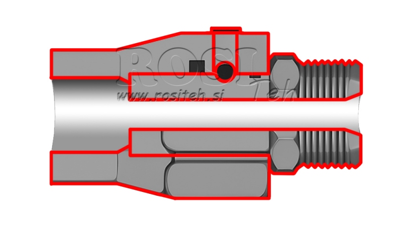 HIDRAVLIČNI PRIKLJUČEK FITING NZ